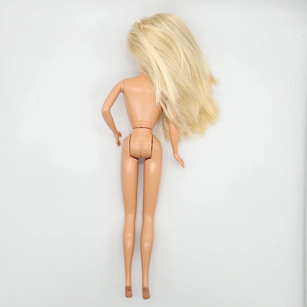 Vintage Barbie Doll Blonde Hair Blue Eyes Mattel 1966 Indonesia Naked Body